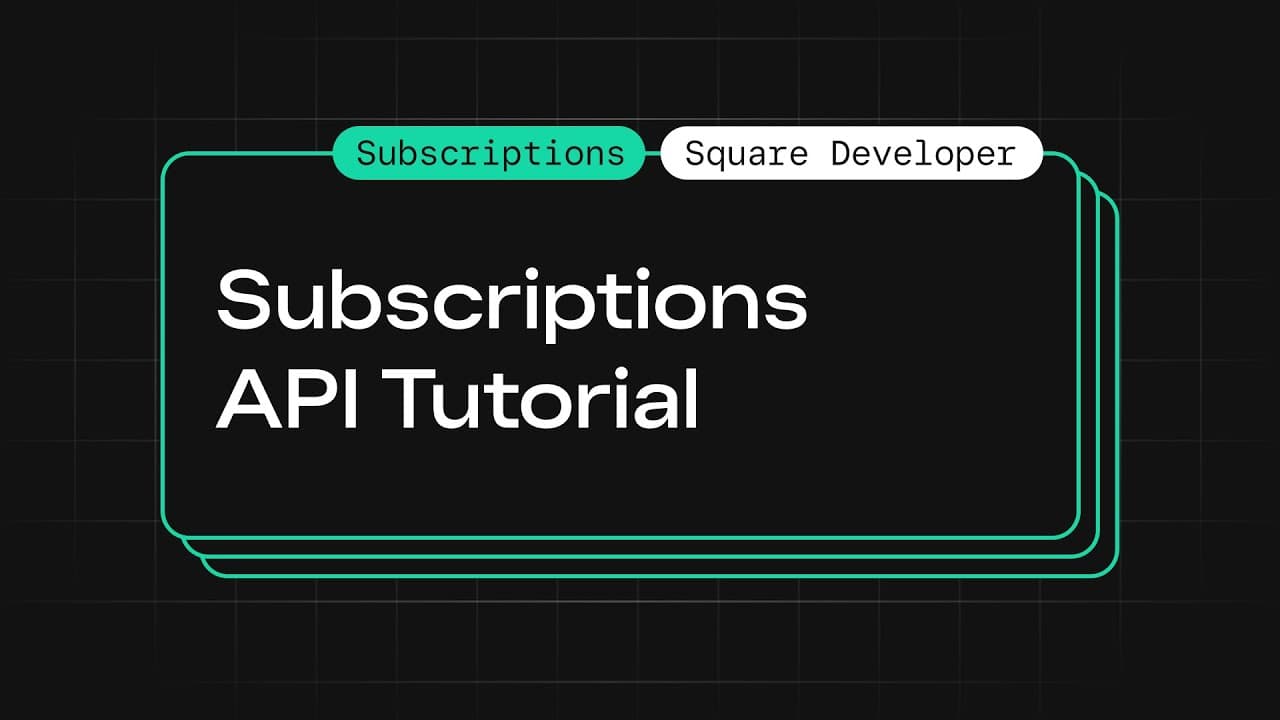 Subscriptions API Tutorial