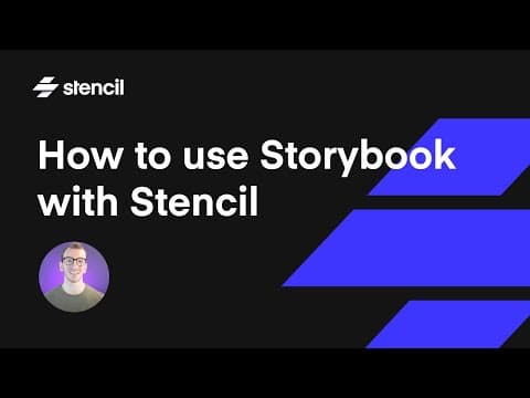 How to use Storybook with Stencil